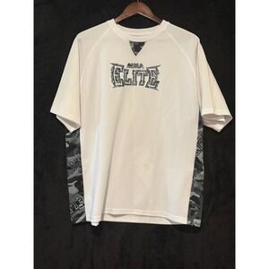 MMA Elite Athletic T-Shirt‎ Camo Trim Activewear Top Mens Large